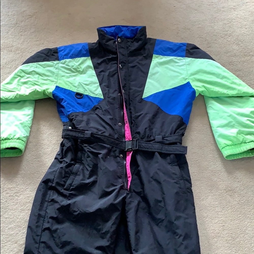 Vintage Neon FERA snowsuit